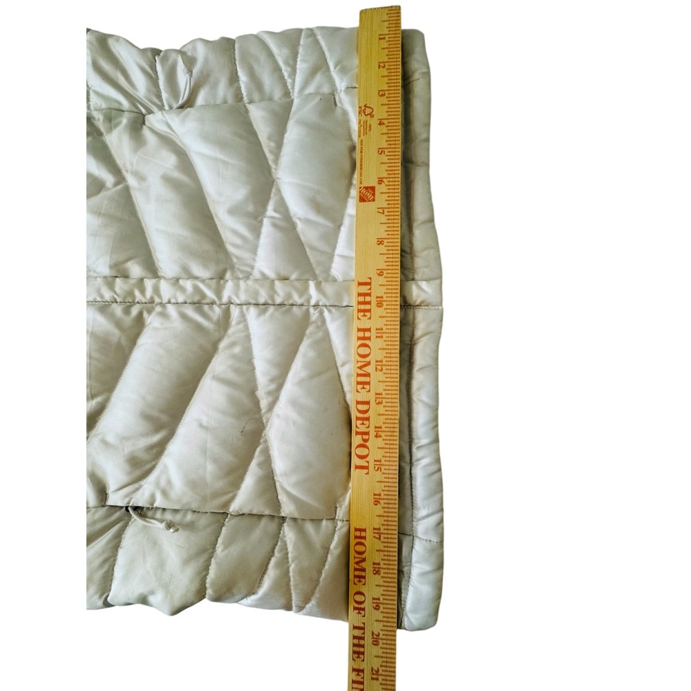 The North Face 550 Goose Down Fill Puffer Vest White Quilted Womens Medium - Picture 7 of 12